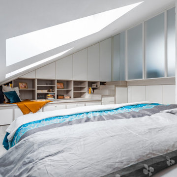 Einbauschrank mit Treppenfunktion
