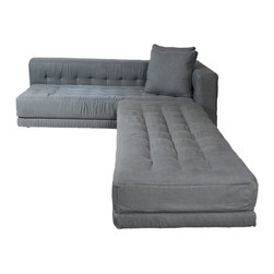 Rodolfo Dordoni "Doze" Italian 2pc Sectional Sofa - Sectional Sofas