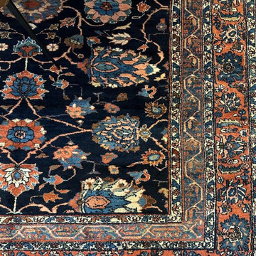 Antique Oriental Area Rug Restoration