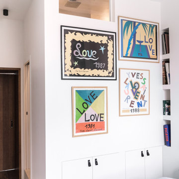 Chambre et salle de bain sur mezzanine