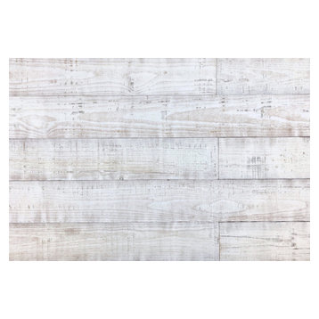 Smart Paneling 1/4 in. x 5 in. x 4 ft. White Barn Wood Wall Plank 10 Sq. Ft.