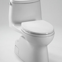 Toto Carlyle II Elongated One-Piece Toilet With SanaGloss 1.28GPF MS614114CEFG - Toilets