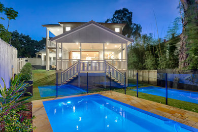 Design ideas for a small modern home design in Brisbane.