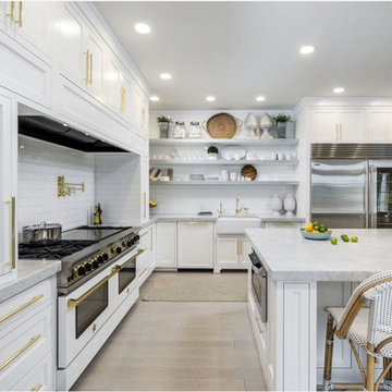Recent Eastbank Project with BlueStar 60 Inch White Range