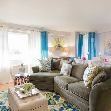 Brooklyn Condo - Living and Dining Area