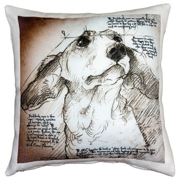 Leonardo's Dogs Dachshund Dog Pillow