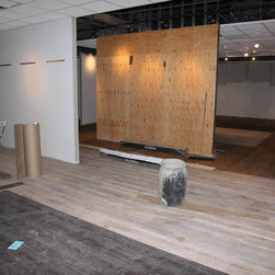 Commercial new construction - Pacific Design Center (West Hollywood) - Hardwood Flooring