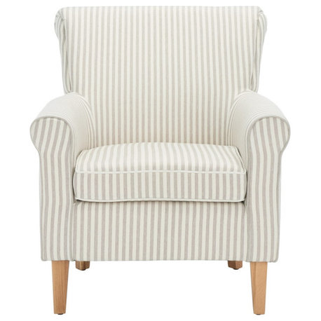 Safavieh Hazina Chair, Beige Stripe