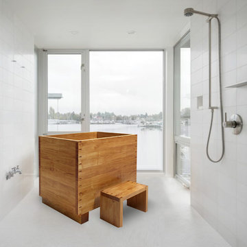 Teak bathroom sinks