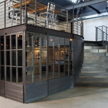 Square Loft & Curved Stair