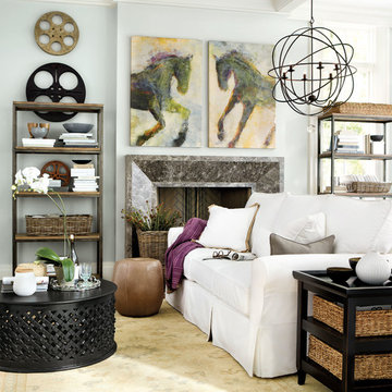Orb Chandelier Living Room