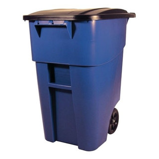 Rectangular Oscar Trash Can with Handles