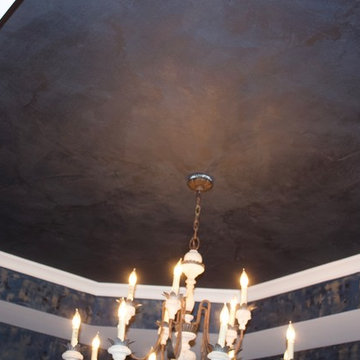 Sophisticated Blue Dining Room