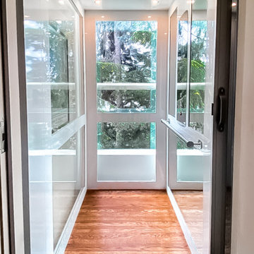 Home Elevator on rooftop deck