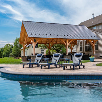 20x28 Denali Timber Frame Pavilion
