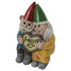 Just You & Me Resin Garden Gnome Couple Shelf Sitter Sculpture Home Decor Statu