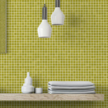 ColorBlock 2 Porcelain Tile in Pistachio