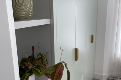 Large contemporary wardrobe in London.