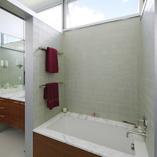 AA Walls below traingle windows