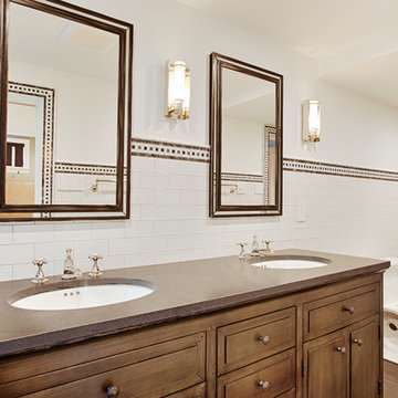 Center City Philadelphia Row Home Master Bathroom