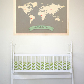 Global Inspired Nursery + Kids Room