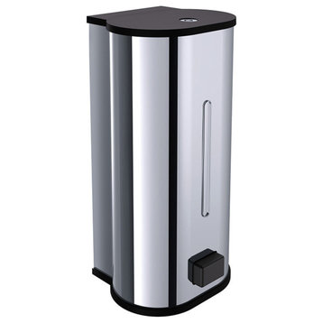 Wall Mounted Polished Chrome Soap Dispenser, System 3521.001.04