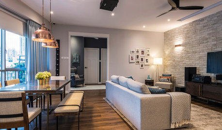 Houzz Tour: Working Around A Condo's Odd-Shaped Layout