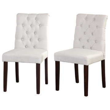 Annie Tufted Chair, Set Of 2, Gray