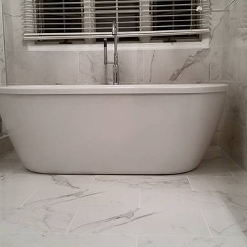 Calcutta Marble Master Bath