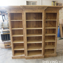 Reclaimed Wood Hutches - Bookcases