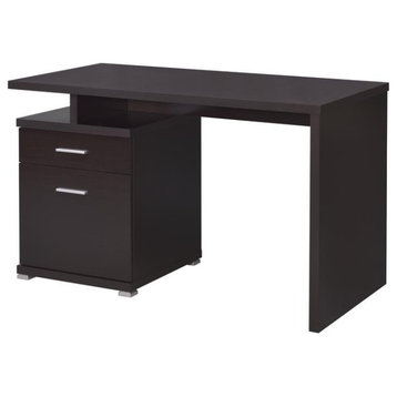 Coaster Office Desk with Drawer in Cappuccino 47.25x23.5x29.5 Inch