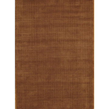 Pasargad Modern Collection Hand-Loomed Lamb's Wool Area Rug, 5'7"x8'8"