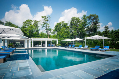 Inspiration for a pool remodel in New York