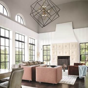 Roundout Pendant in Living Room