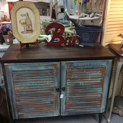 Bar: Mid Century Modern Copper Reactive Painted. - Wine And Bar Cabinets