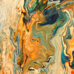 Creamsicle on the Rocks - Paintings