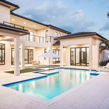 Custom Pool and Backyard in Boca Raton