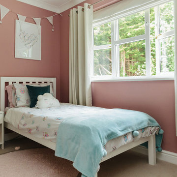 Beautiful blush, timeless children's bedroom