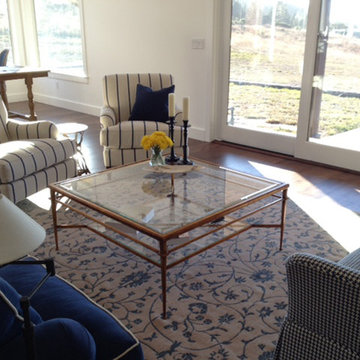Hollywood Regency Coffee Table in California Living Room