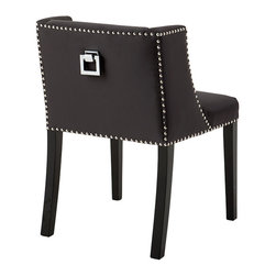 Chair St. James in Dark Grey - Armchairs & Accent Chairs