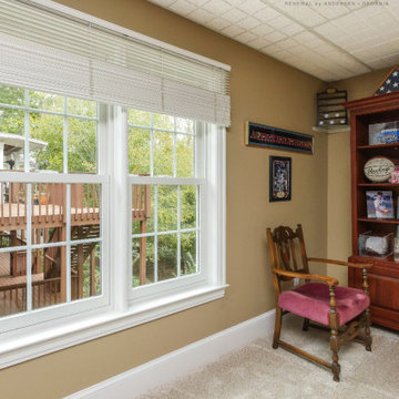 New Windows in Sharp Game Room - Renewal by Andersen Georgia
