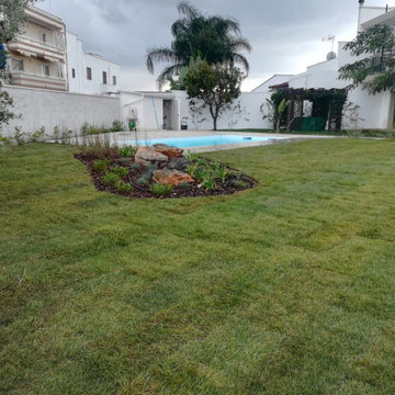Da terreno agricolo a giardino con piscina | 700 mq