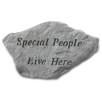 "Special People Live Here" Garden Stone