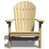 Pressure Treated Pine Folding Adirondack Chair, Unfinished