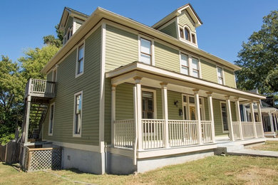 Example of a classic exterior home design in Raleigh