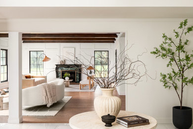 Example of a trendy home design design in St Louis
