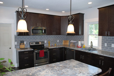 Kitchen - transitional kitchen idea in Other