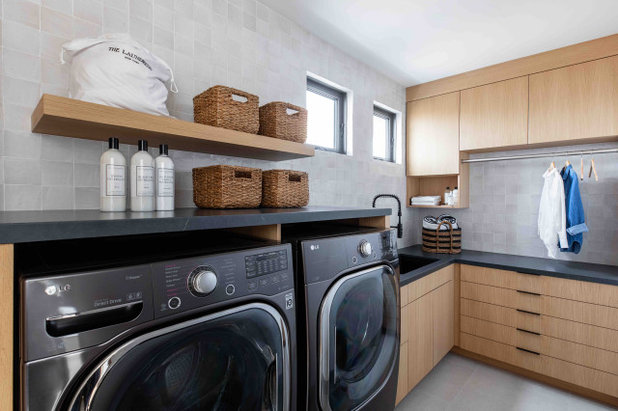 Contemporary Laundry Room by Tidal Interiors