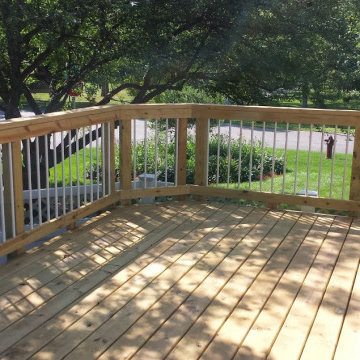 Pressure-Treated Wood Deck