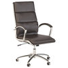 Method High Back Leather Executive Office Chair, Dark Brown